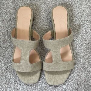 J. Crew Tan Sandals Modern Minimalist Design